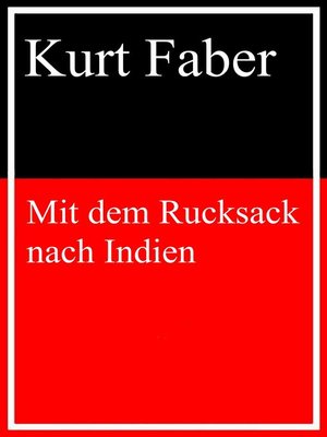 cover image of Mit dem Rucksack nach Indien